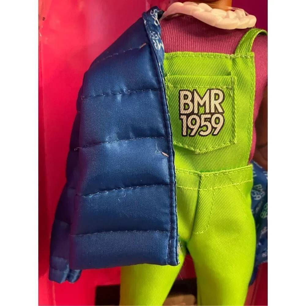 BMR1959 Ken Barbie New! GHT96  Puffer Jacket, Overalls, Green Hair, Boots, NIB